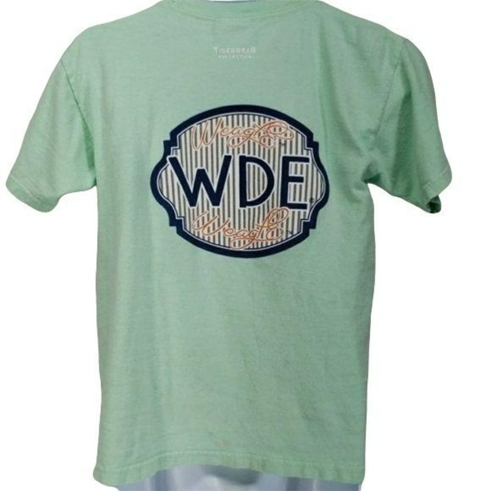 Tigerwear‎ Auburn Tigers WDE War Eagle T-Shirt Mint Green Small Graphic Tee